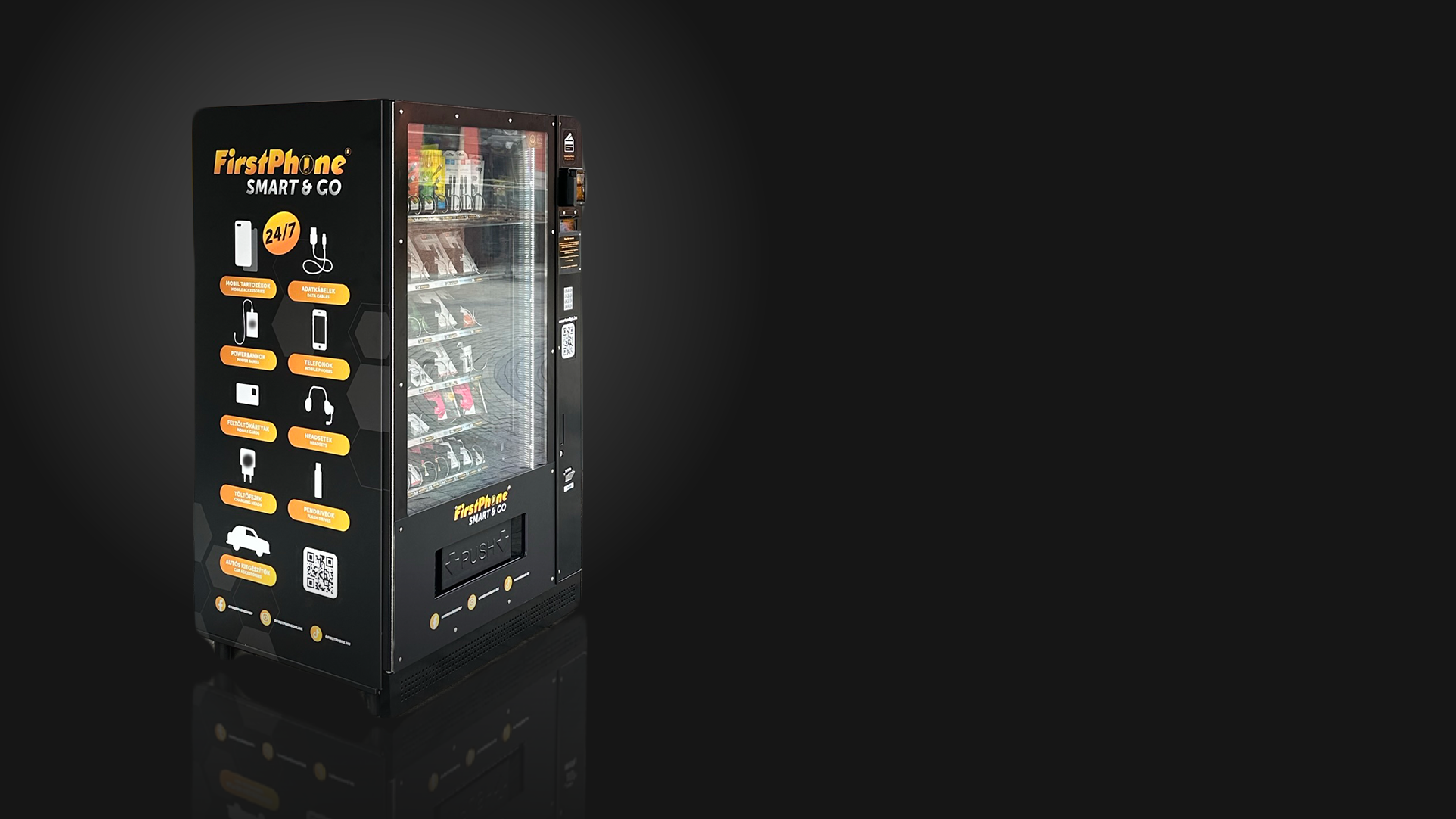 Automat na příslušenství FirstPhone Smart & Go