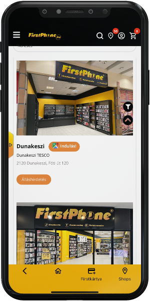FirstApp: nejbližší prodejny