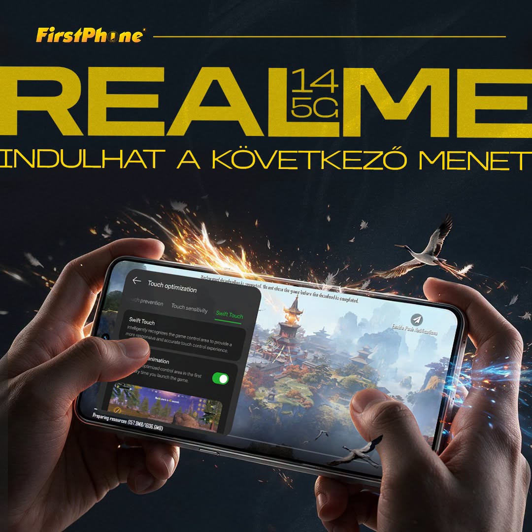🎮🔥 Herní mobil za 89 990 Ft? Realme 14 5G to rozjede!