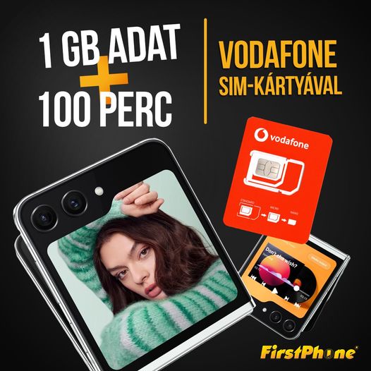 Vodafone SIM s 1 GB dat a 100 minutami jako dárek!