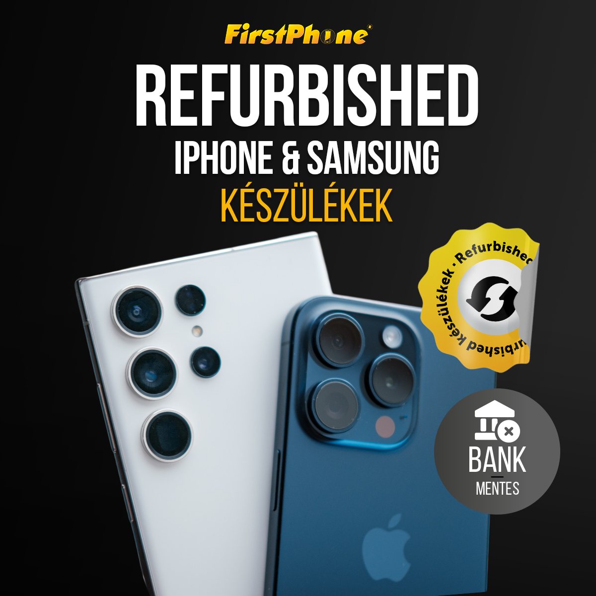 Objev naše nejlepší refurbished telefony Apple a Samsung! 😎📱