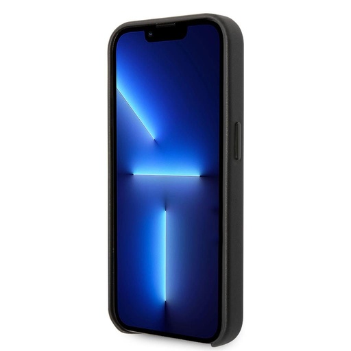 Apple iPhone 14 Pro Max Karl Lagerfeld PU Leather Perforated Logo pouzdro (Černá) – KLHCP14XFWHK