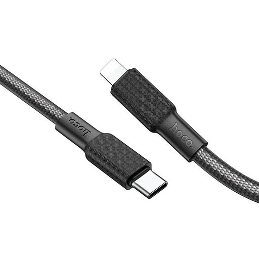 Hoco X69 lightning kabel (PD rychlonabíječka), černo-bílá