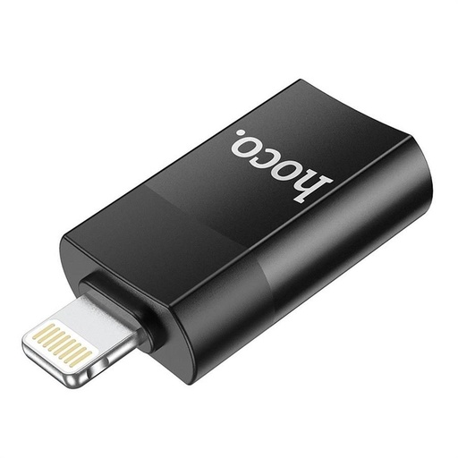 Hoco UA17 adaptér (USB, lightning) OTG adaptér Z Lightning USB-A-ra, černá