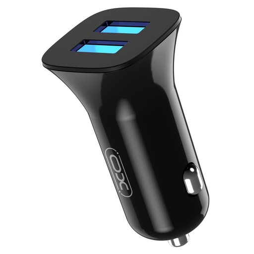 XO CC31 autní nabíječka (2xUSB port), černá