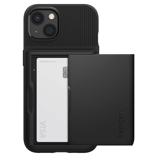 Apple iPhone 13 Spigen slim armor CS odolný proti nárazu zadní kryt (Černá)