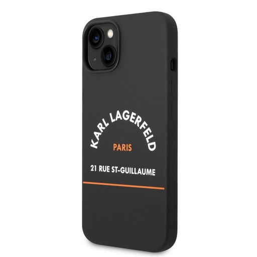 Apple iPhone 14 Plus Karl Lagerfeld Rue St Guillaume pouzdro (Černá) – KLHCP14MSRSGHLK