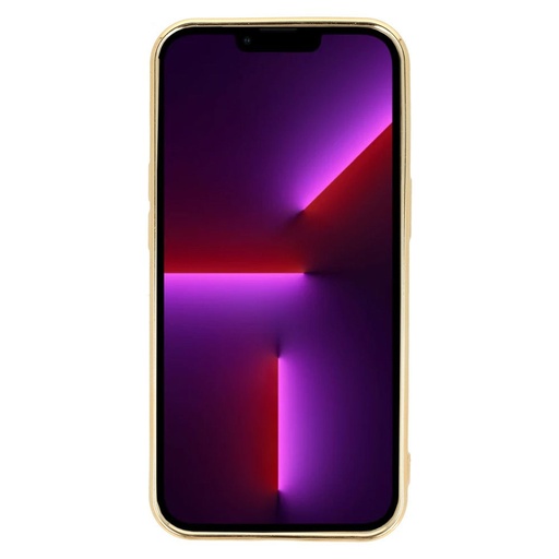Apple iPhone 13 Pro Beauty průhledný zadní kryt (Zlatá)
