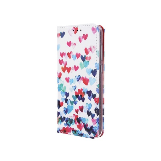 Apple iPhone 7/ 8/ SE 2020/ SE 2022 hearts magnetický knížkové pouzdro (srdce vzor)