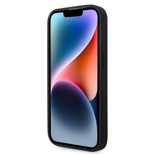 Apple iPhone 14 Pro Mercedes kůže zadní kryt (Černá)