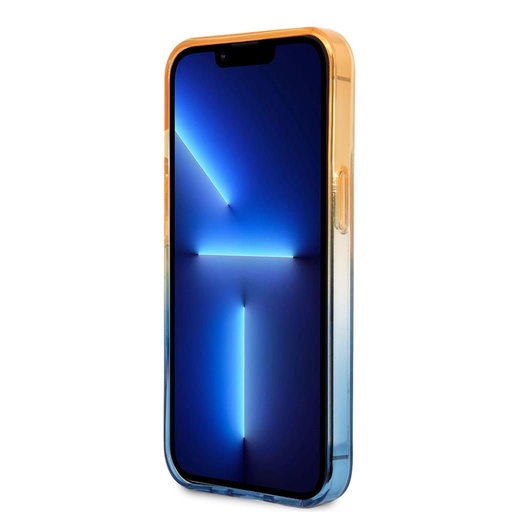 Apple iPhone 14 Pro U.S. Polo double horse bumper zadní kryt (Modrá) - USHCP14LUGRBR