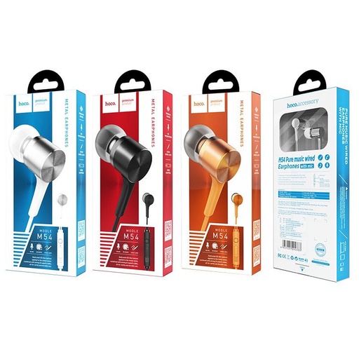 Hoco M54 headset (jack 3,5mm) s mikrofonem, černá