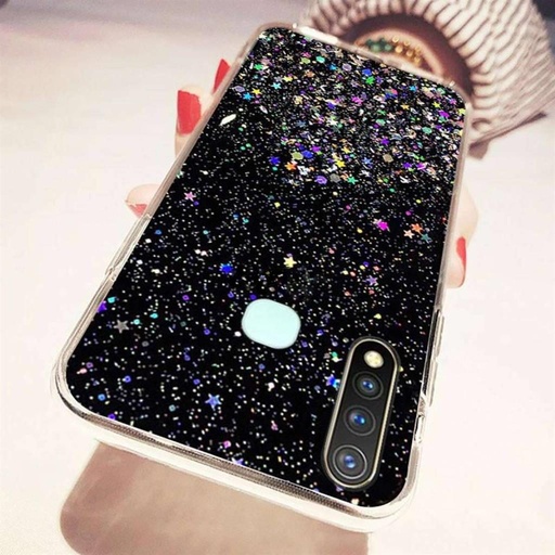 Apple iPhone 14 Plus glue glitter zadní kryt (Černá)