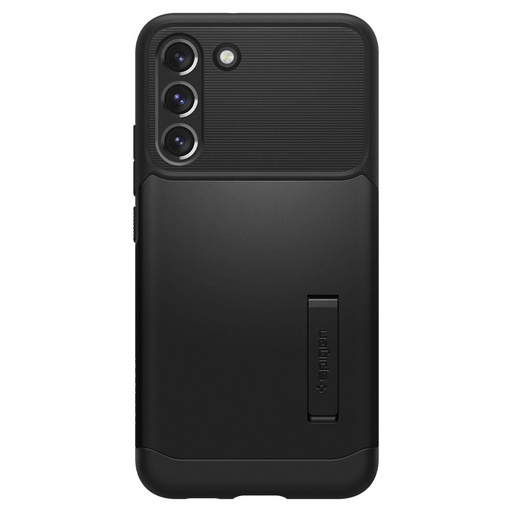 Samsung Galaxy S22 Spigen slim armor odolný proti nárazu zadní kryt (Černá)