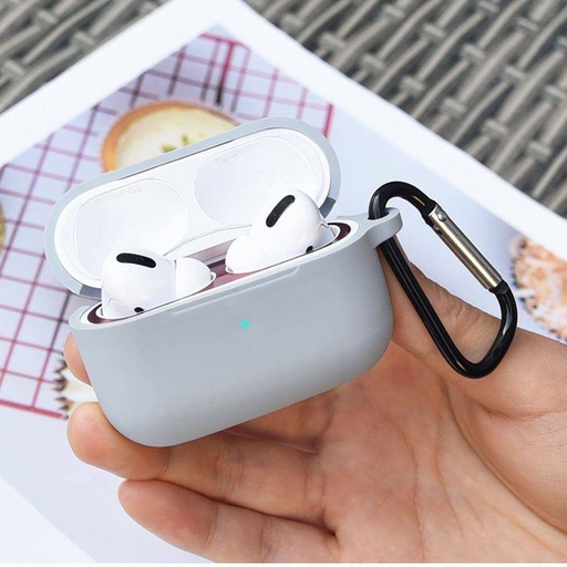 Apple Airpods Pro Tech Protect Icon pouzdro držák s háčkem (Černá)