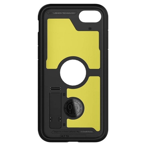 Apple iPhone 7/8/SE 2020/SE 2022 Spigen tough armor odolný proti nárazu zadní kryt (Černá)