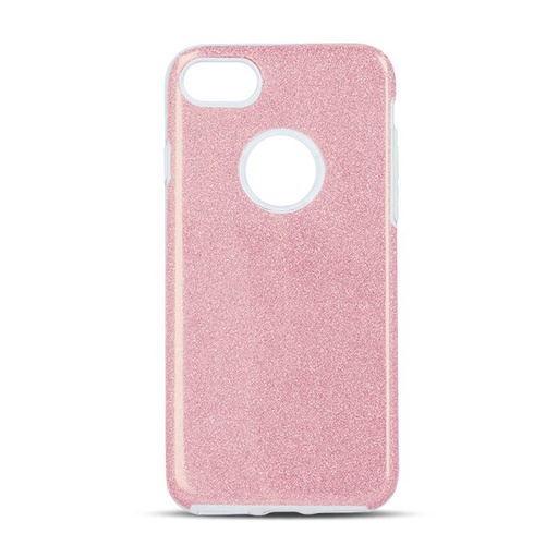 Apple iPhone 7 / iPhone 8 / iPhone SE 2020 / iPhone SE 2022 glitter 3in1 zadní kryt (Růžové zlato)