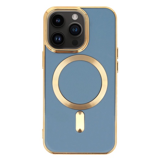 Apple iPhone 14 Beauty magsafe zadní kryt (Modrá)