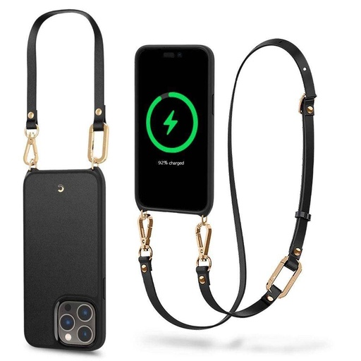 Apple iPhone 14 Pro Spigen Cyrill classic charm magsafe zadní kryt (Černá)