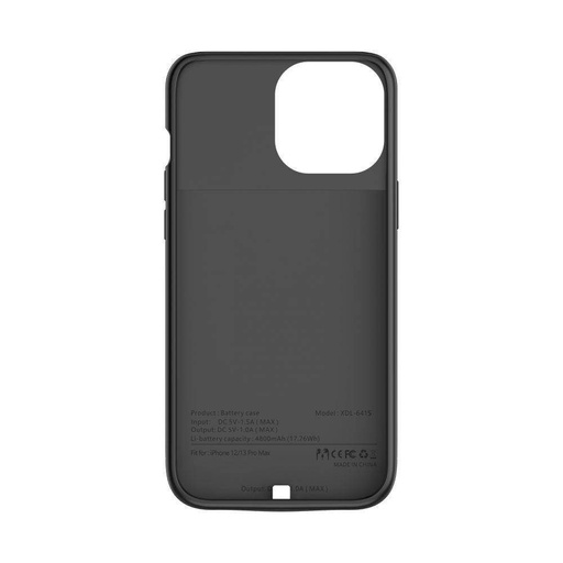 Apple iPhone 12 Pro Max / 13 Pro Max Tech protect powercase power bank zadní kryt (Černá)
