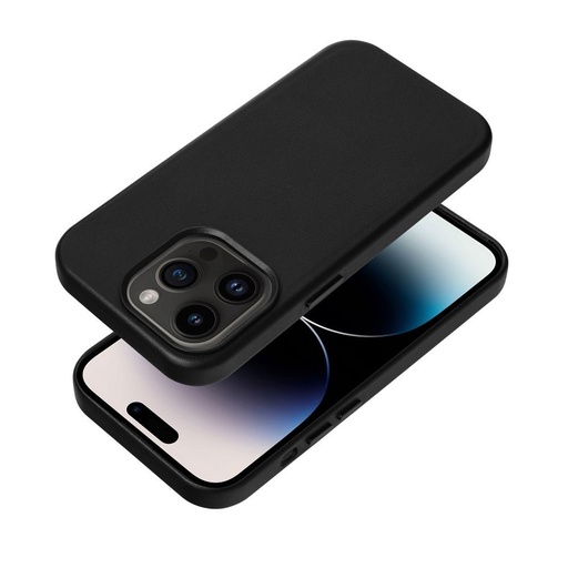 Apple iPhone 11 Leather Mag magsafe zadní kryt (Černá)