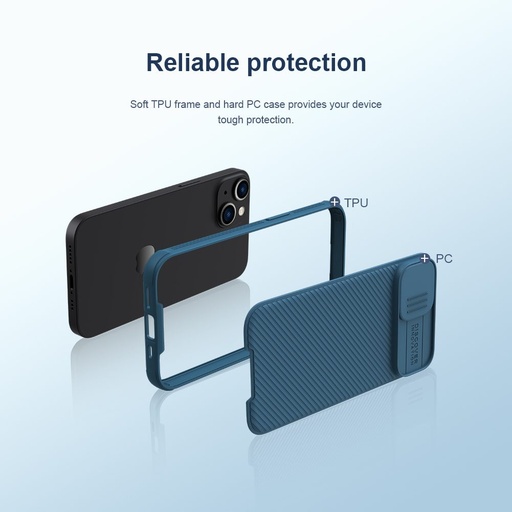 Apple iPhone 14 Nillkin CamShield Pro MagSafe zadní kryt (černá)