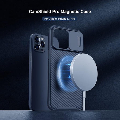 Apple iPhone 13 Pro Nillkin CamShield Pro MagSafe zadní kryt (Černá)