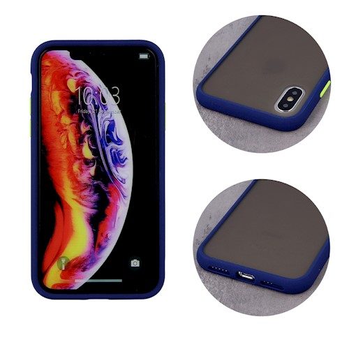 Huawei P30 Lite colored buttons zadní kryt (Azurová)