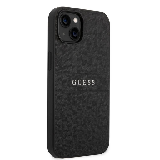 Apple iPhone 14 Guess PU Leather Saffiano pouzdro (Černá) - GUHCP14SPSASBBK