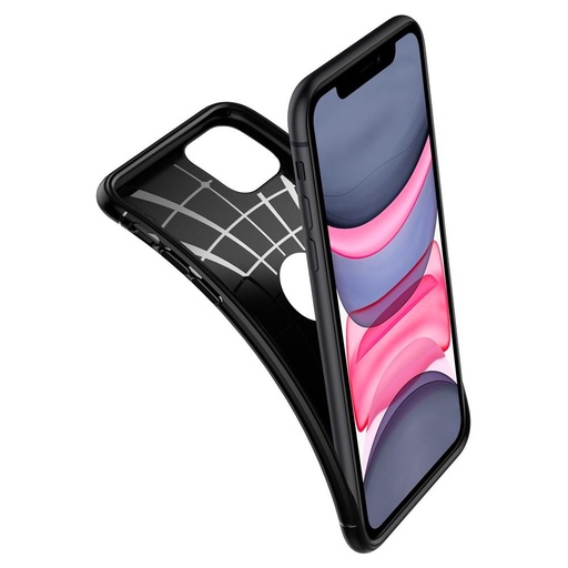 Apple iPhone 11 Spigen Rugged armor odolný proti nárazu pouzdro (Černá)