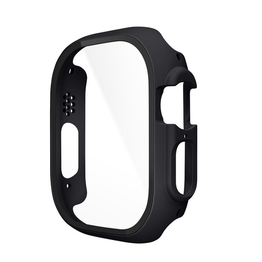 Apple Watch Ultra Hoco WS6 Shadow series pouzdro integrovaný s ochranou displeje (Černá)