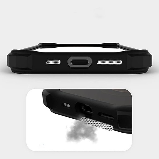 Apple iPhone 14 MOLAN CANO HN7 Magsafe odolný zadní kryt (Černá)