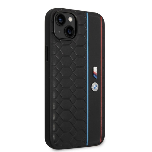 Apple iPhone 14 Plus BMW M Hexagon vzorovaný pouzdro (Černá) - BMHCP14M22PGVK