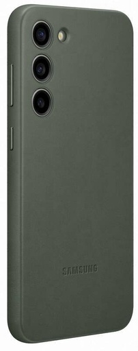 Samsung Galaxy S23+ Leather pouzdro (Zelená)
