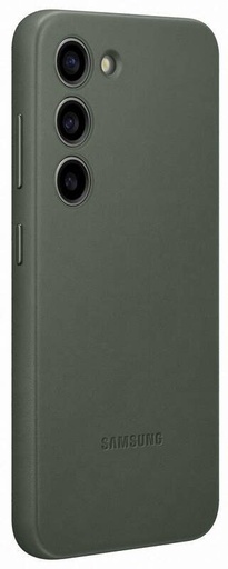 Samsung Galaxy S23 Leather pouzdro (Zelená)
