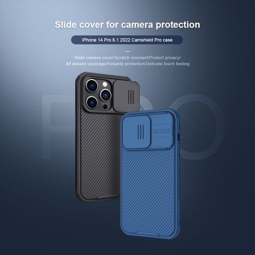 Apple iPhone 14 Pro Nillkin Camshield Pro zadní kryt (Černá)