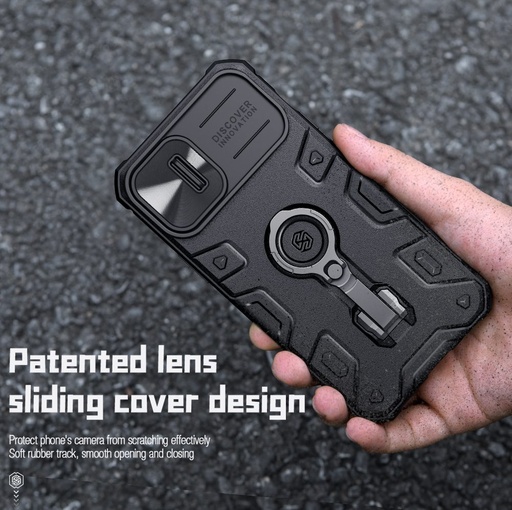 Apple iPhone 14 Plus Nillkin CamShield Armor Pro zadní kryt (Černá)