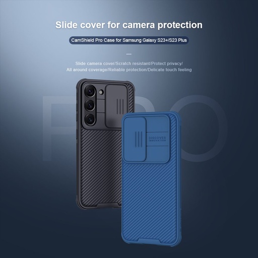 Samsung Galaxy S23 Plus Nillkin Camshield Pro zadní kryt (Černá)