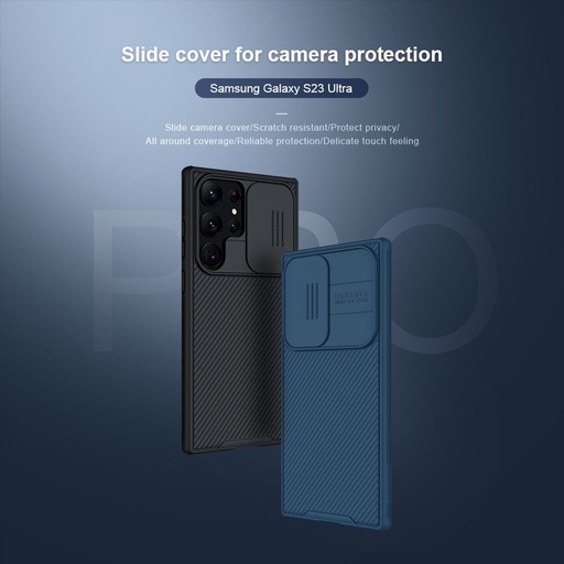 Samsung Galaxy S23 Ultra Nillkin Camshield Pro zadní kryt (Černá)