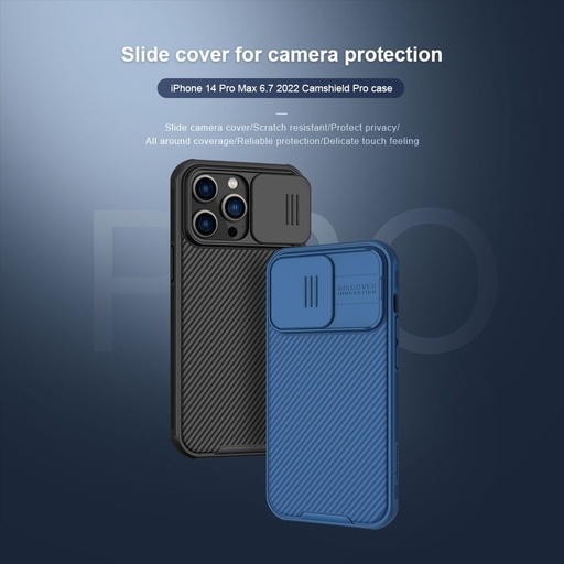 Apple iPhone 14 Pro Max Nillkin Camshield Pro zadní kryt (Černá)