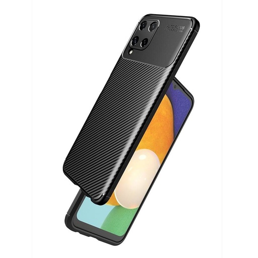 Xiaomi Redmi Note 12 Pro Plus 5G carbon fiber silikonový zadní kryt (Černá)