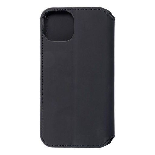 Apple iPhone 15 Plus Dual pocket knížkové pouzdro (Černá)