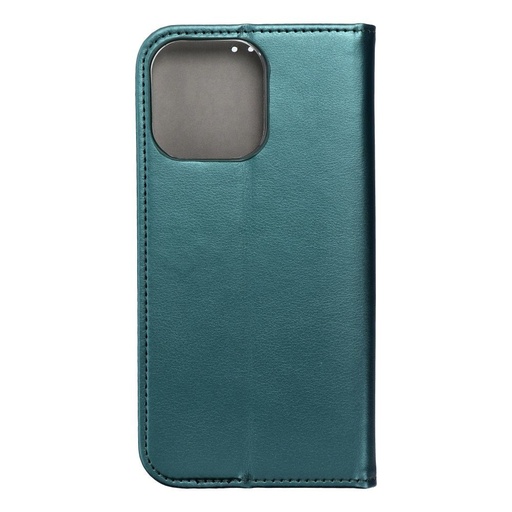 Apple iPhone 15 Pro Max smart magneto magnetický knížkové pouzdro (Zelená)