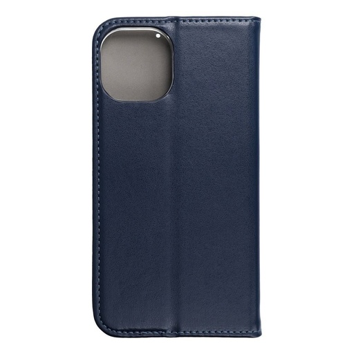 Apple iPhone 15 smart magneto magnetický knížkové pouzdro (Modrá)
