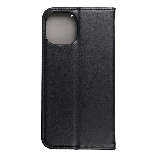 Apple iPhone 15 smart magneto magnetický knížkové pouzdro (Černá)