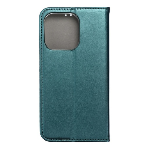 Apple iPhone 15 Pro smart magneto magnetický knížkové pouzdro (Zelená)