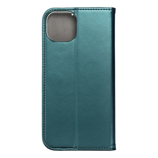 Apple iPhone 15 Plus smart magneto magnetický knížkové pouzdro (Zelená)
