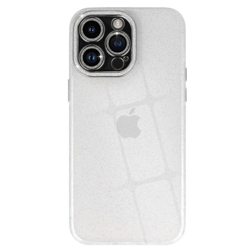 Apple iPhone 13 liquid glitter camera zadní kryt (Průhledný)