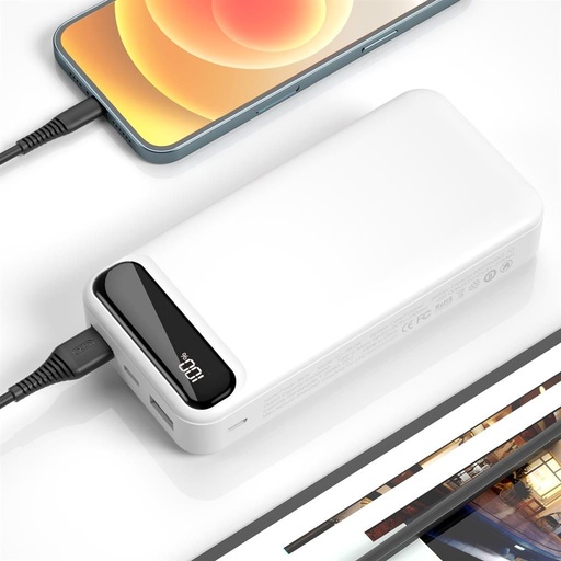 XO PR136 power bank 20000 mAh (Bílá)