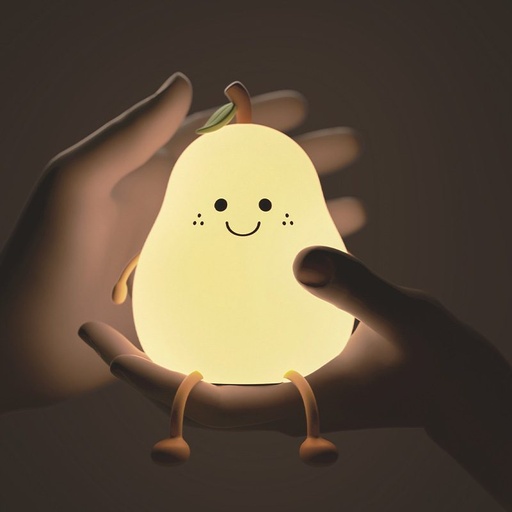 Forever Lucky Pear FNL-02 více v barvě svítící LED noční lampa, vestavěný s baterií bílá,RGB
